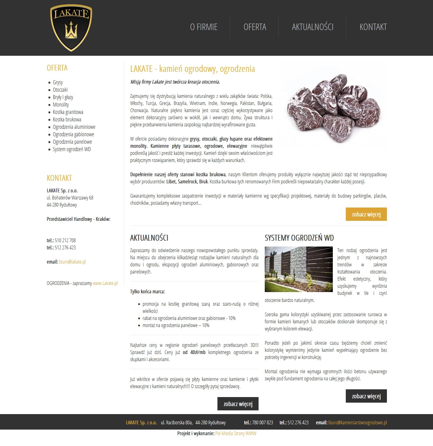 Portal z ofertą kamieniarstwa ogrodowego